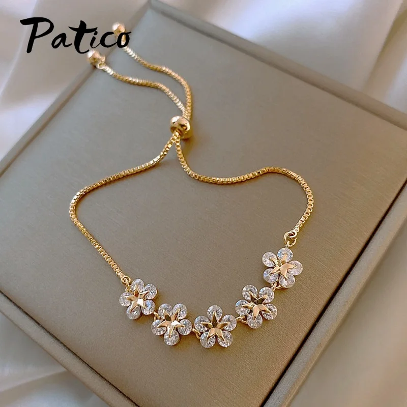 New 925 Sterling Silver Star Charms Bracelet Clear CZ Adjustable Chain Link Bracelets For Women Friendship Jewelry
New 925 Sterling Silver Star Charms Bracelet Clear CZ Adjustable Chain Link Bracelets For Women Friendship Jewelry