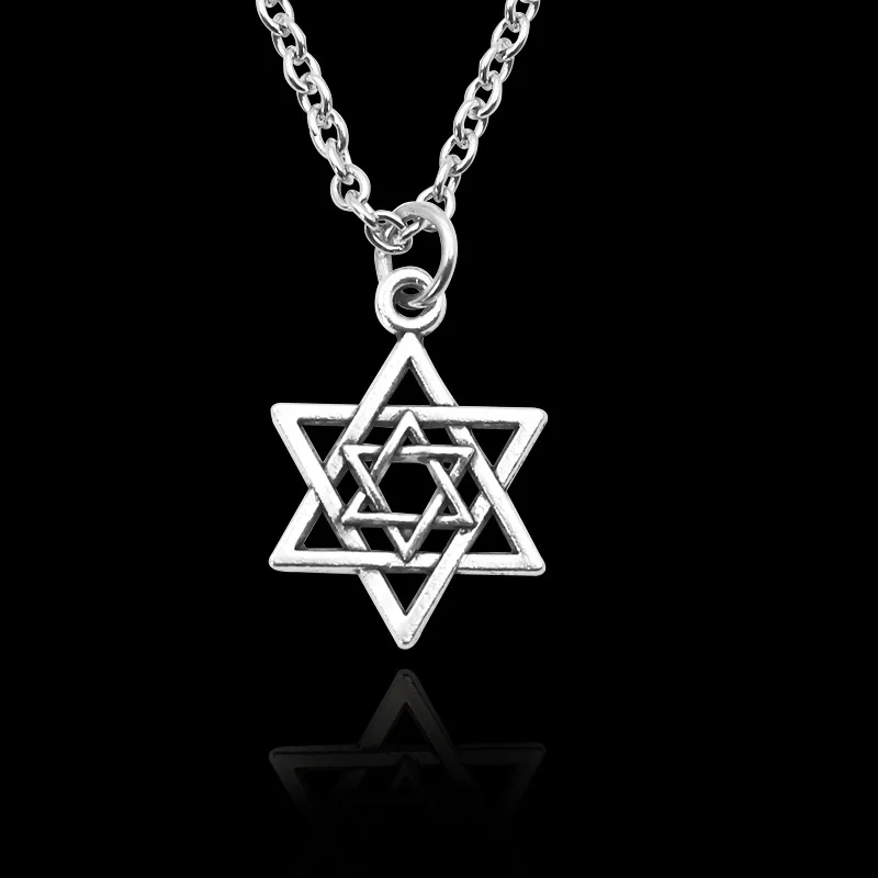 New Classic Punk Metal Hollow Judaism Star of David Pendant Necklace for Men Women Vintage Religious Style Amulet Jewelry
New Classic Punk Metal Hollow Judaism Star of David Pendant Necklace for Men Women Vintage Religious Style Amulet Jewelry