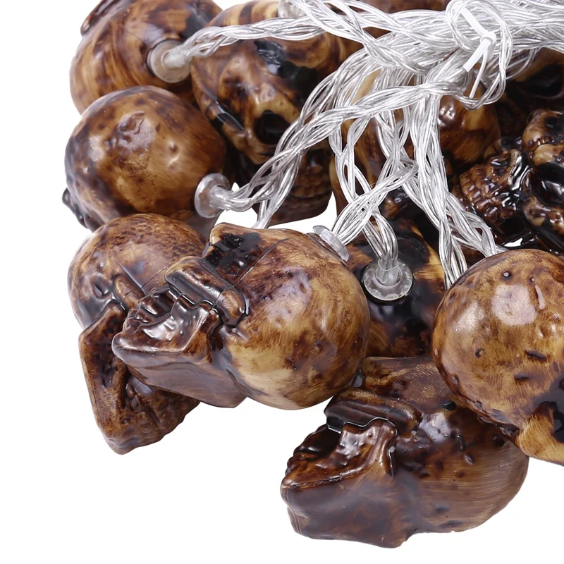 Skeleton Skull String Lights, 3 Metre 20 LED Ghost Skeleton Lights, Halloween Decorative Lights for Party Patio
Skeleton Skull String Lights, 3 Metre 20 LED Ghost Skeleton Lights, Halloween Decorative Lights for Party Patio