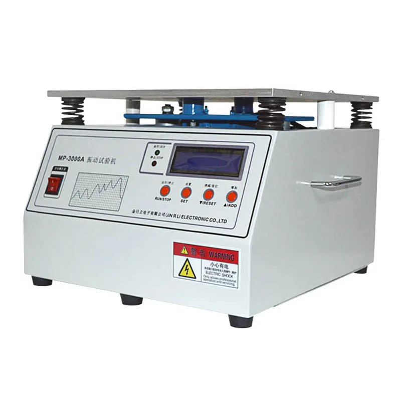 1PC MP3000A Vibration Test Machine 220V/110V Bench Stereo Vibration Tester Power Frequency Vertical Vibration Table Machine
1PC MP3000A Vibration Test Machine 220V/110V Bench Stereo Vibration Tester Power Frequency Vertical Vibration Table Machine