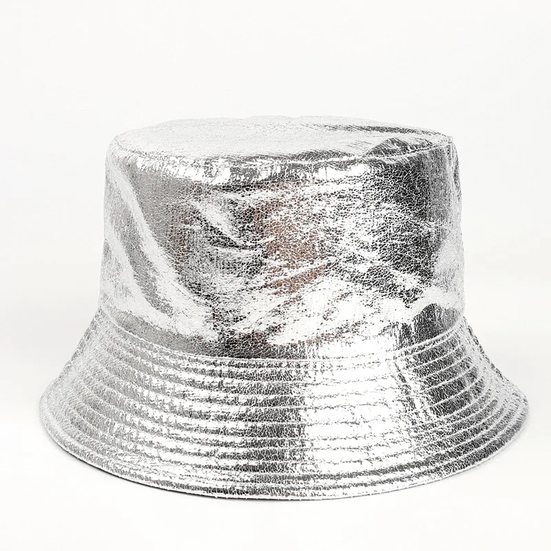 Bucket hat European and American new patent leather double-sided fisherman hat female fashion casual sunscreen sun hat BQ0125
Bucket hat European and American new patent leather double-sided fisherman hat female fashion casual sunscreen sun hat BQ0125