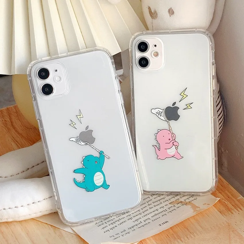 Cartoon Cute Dinosaur Creative Shockproof Clear Soft Silicone Phone Case for iphone 11 12 Pro Max XR X Xs 7 8 Plus Lovely Cover
Cartoon Cute Dinosaur Creative Shockproof Clear Soft Silicone Phone Case for iphone 11 12 Pro Max XR X Xs 7 8 Plus Lovely Cover