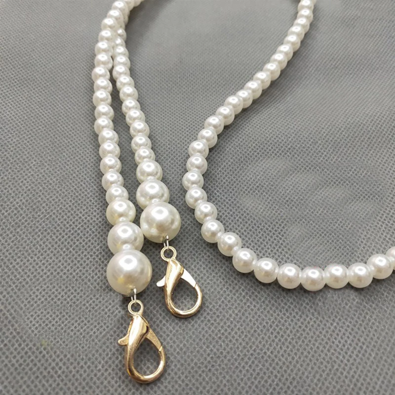 100/110/120cm Pearl Strap For Bags Women Handbag Handles DIY Purse Replacement Pearl Beaded Chain For Shoulder Bag Straps Belt
100/110/120cm Pearl Strap For Bags Women Handbag Handles DIY Purse Replacement Pearl Beaded Chain For Shoulder Bag Straps Belt