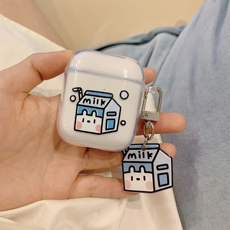 New 2021 Earphone accessories cute milk wireless bluetooth earphone protective case for AirPods 1 2 3
New 2021 Earphone accessories cute milk wireless bluetooth earphone protective case for AirPods 1 2 3