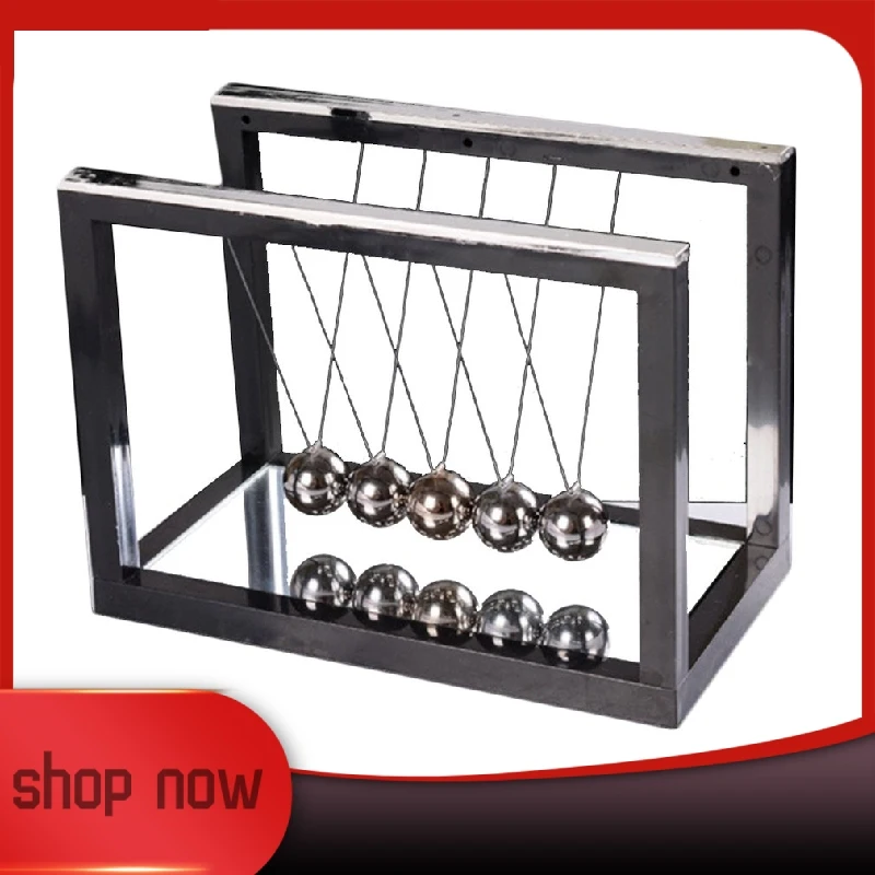 Newton Desk Table Decor Metal Cradle Pendulum Ball Physics Science Pendulum Steel Balance Ball home office Decoration
Newton Desk Table Decor Metal Cradle Pendulum Ball Physics Science Pendulum Steel Balance Ball home office Decoration