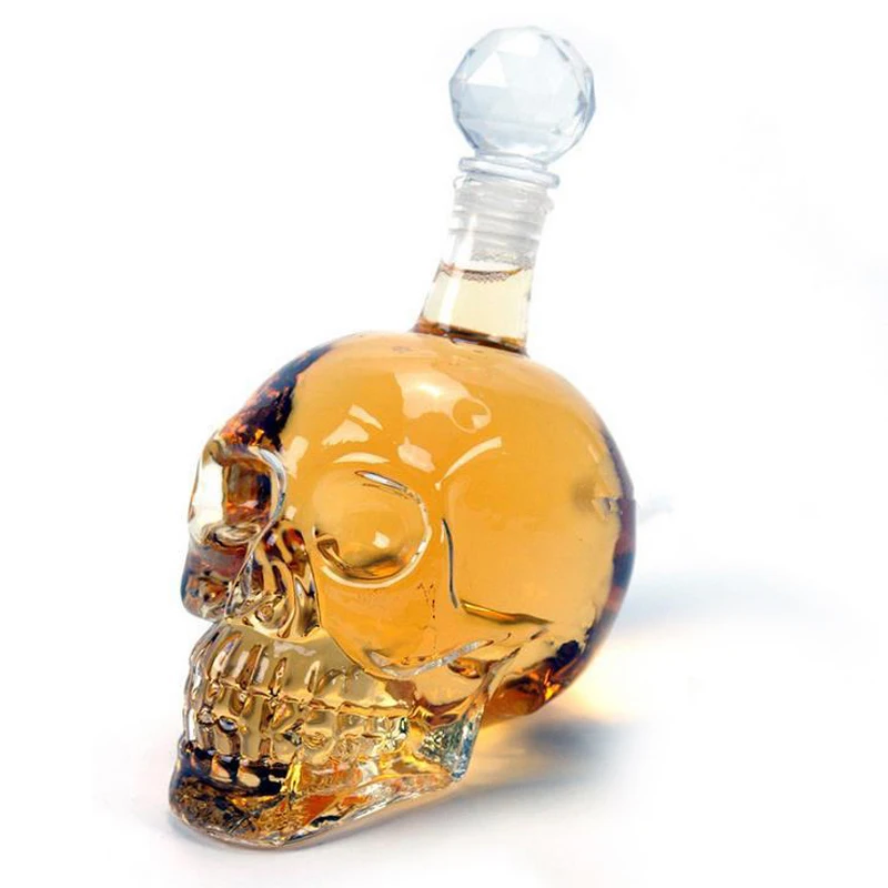 Creative Crystal Skull Head Bottle Whiskey Vodka Wine Decanter Bottle Whisky Glass Beer Glass Spirits Cup Water Glass Bar Home
Creative Crystal Skull Head Bottle Whiskey Vodka Wine Decanter Bottle Whisky Glass Beer Glass Spirits Cup Water Glass Bar Home