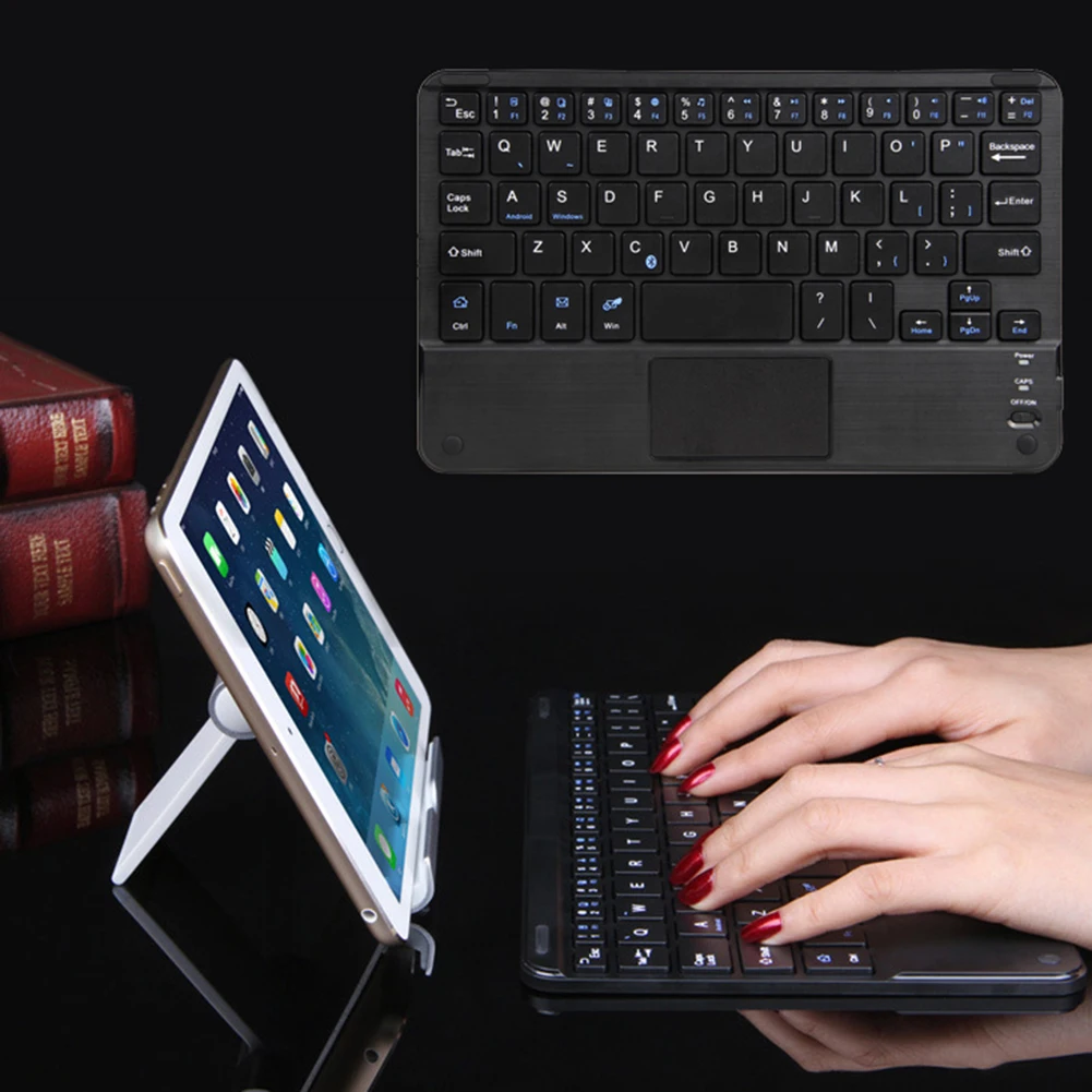 Беспроводная ультратонкая перезаряжаемая мини-клавиатура с Bluetooth 59 клавиш