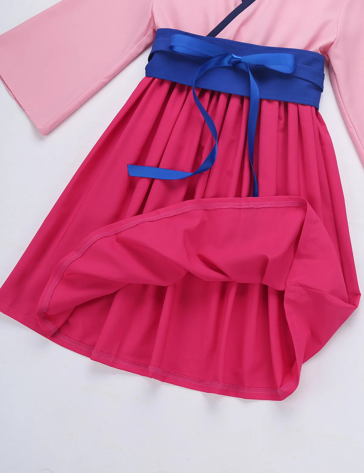 Baby Girls Huamulan Dress Princess Halloween Movie Cosplay Costume Long Sleeves Kimono Style Kids Fancy with Belt | Детская одежда и