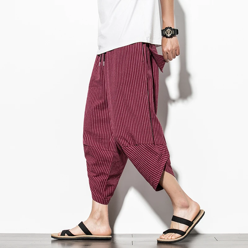 Baggy Cotton Harem Pants Men 2021 Summer Japanese Vintage Striped Men Women Hip Hop Plus Size Wide Leg Pants Pantalon
Baggy Cotton Harem Pants Men 2021 Summer Japanese Vintage Striped Men Women Hip Hop Plus Size Wide Leg Pants Pantalon