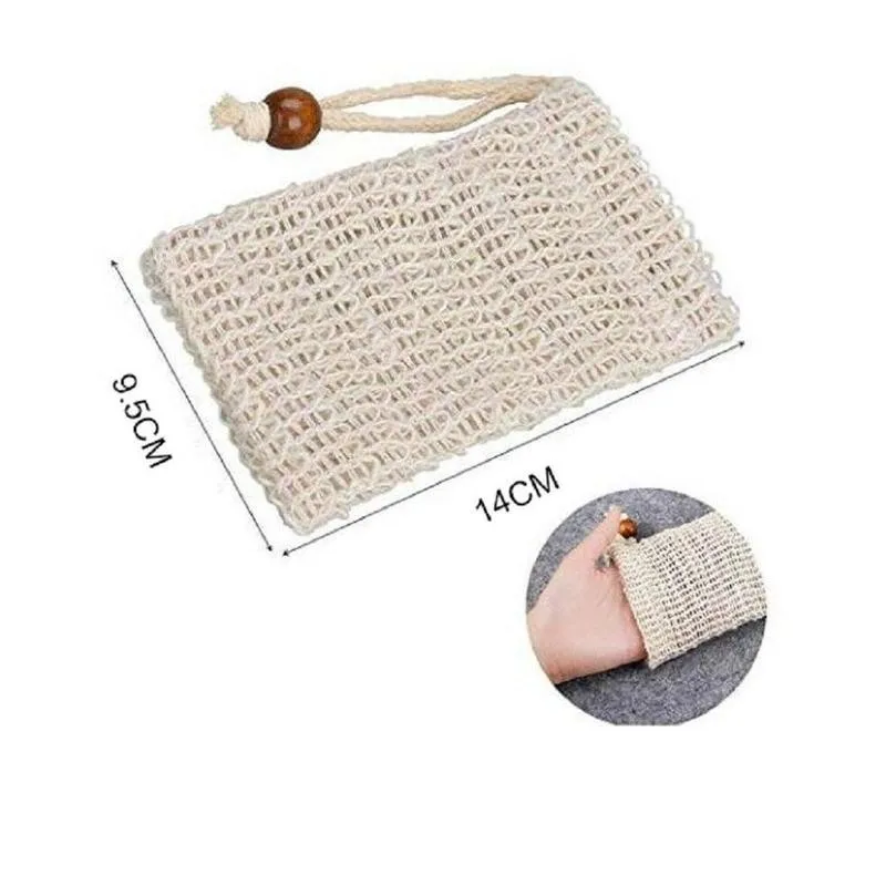 3pcs Natural Sisal Soap Bag Exfoliating Soap Saver Ramie Mesh Holder Storage Pouch Bag Soap Bubble Easy G8N1
3pcs Natural Sisal Soap Bag Exfoliating Soap Saver Ramie Mesh Holder Storage Pouch Bag Soap Bubble Easy G8N1