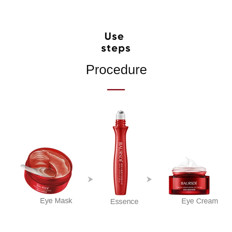 Eye Care Set Roll-on Eyes Serum Moisturizing Cream Red Algae Collagen Hydrogel Patches Mask Anti-Wrinkle Remove Dark Circle 3PCS
Eye Care Set Roll-on Eyes Serum Moisturizing Cream Red Algae Collagen Hydrogel Patches Mask Anti-Wrinkle Remove Dark Circle 3PCS