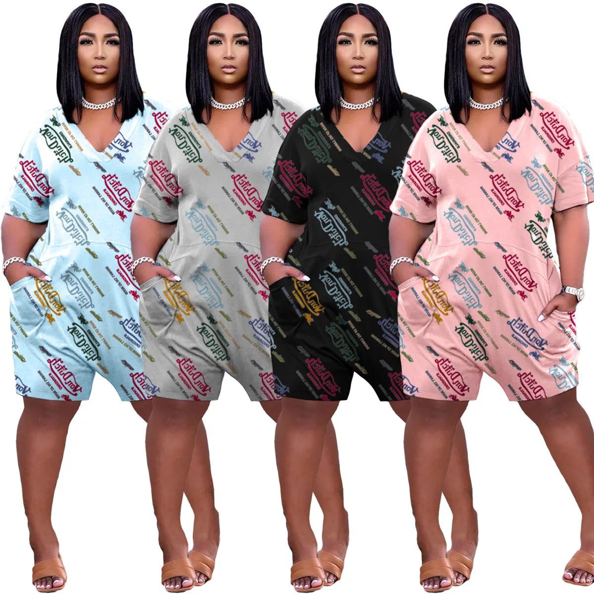 2021 Hot Sale Sexy Sport Letter Short Sleeve Loose Summer Beach Print Party Beach Playsuits Short Pant Rompers
2021 Hot Sale Sexy Sport Letter Short Sleeve Loose Summer Beach Print Party Beach Playsuits Short Pant Rompers