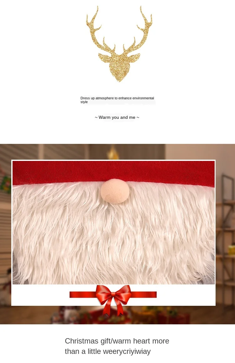 Christmas Chair Cover Dining Table Santa Claus Ornament Chair Back Covers Table Decor New Year Supplies
Christmas Chair Cover Dining Table Santa Claus Ornament Chair Back Covers Table Decor New Year Supplies