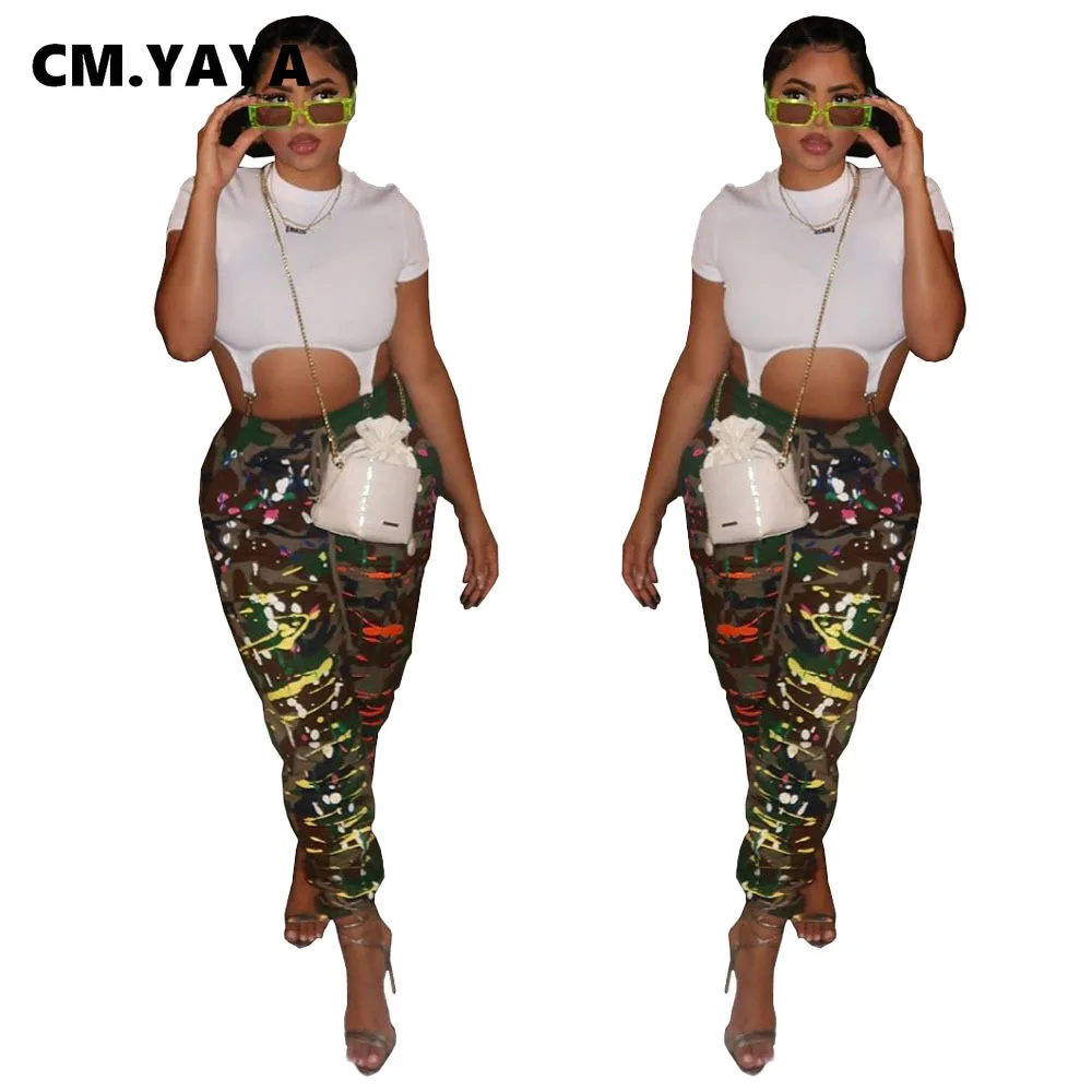 CM.YAYA Autumn Winter Sportwear Patchwork Camouflage Women's Pants High Waist Activewear Trousers Jogger Pants Sweatpants
CM.YAYA Autumn Winter Sportwear Patchwork Camouflage Women's Pants High Waist Activewear Trousers Jogger Pants Sweatpants
