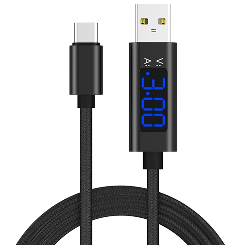 USB Type C Cable,Voltage And Current Display Fast Charging Data Sync USB-C Cable
USB Type C Cable,Voltage And Current Display Fast Charging Data Sync USB-C Cable