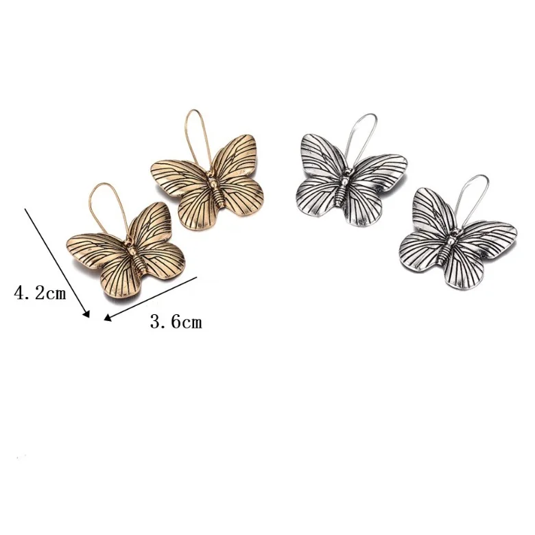 Vintage Butterfly Dangle Earrings For Women Girls Classic Retro Style Antique Gold Silver Animal Drop Earrings Fashion Jewelry
Vintage Butterfly Dangle Earrings For Women Girls Classic Retro Style Antique Gold Silver Animal Drop Earrings Fashion Jewelry