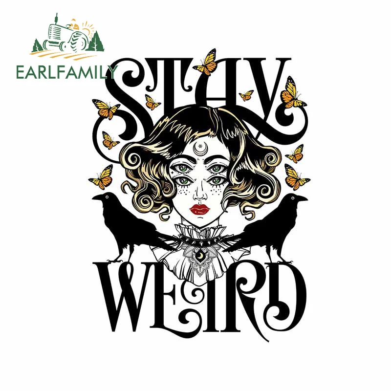 EARLFAMILY 13cm x 9.8cm For Rose and The Ravens Stay Weird Car Stickers Graffiti Sticker Anime Decal Scratch-Proof Decoration
EARLFAMILY 13cm x 9.8cm For Rose and The Ravens Stay Weird Car Stickers Graffiti Sticker Anime Decal Scratch-Proof Decoration