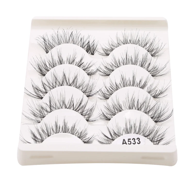 5Pair/Box Natural False Eyelashes Fake Lashes Long Makeup 3d Mink Lashes Extension Eyelash Mink Eyelashes For Beauty
5Pair/Box Natural False Eyelashes Fake Lashes Long Makeup 3d Mink Lashes Extension Eyelash Mink Eyelashes For Beauty