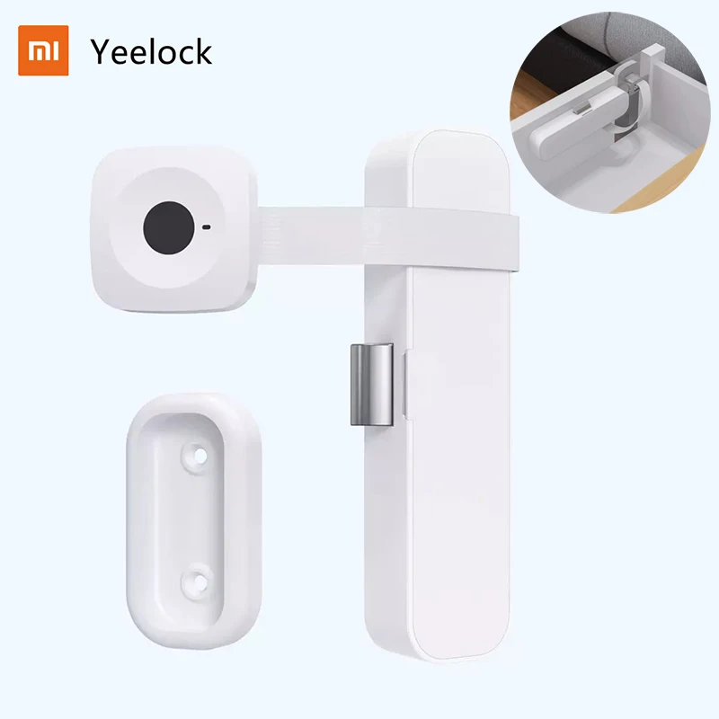 NEW2022 Xiaomi YEELOCK Smart Drawer Cabinet Lock Keyless Unlock Anti-Theft Child Safety File Security door Fingerprint Lock
NEW2022 Xiaomi YEELOCK Smart Drawer Cabinet Lock Keyless Unlock Anti-Theft Child Safety File Security door Fingerprint Lock