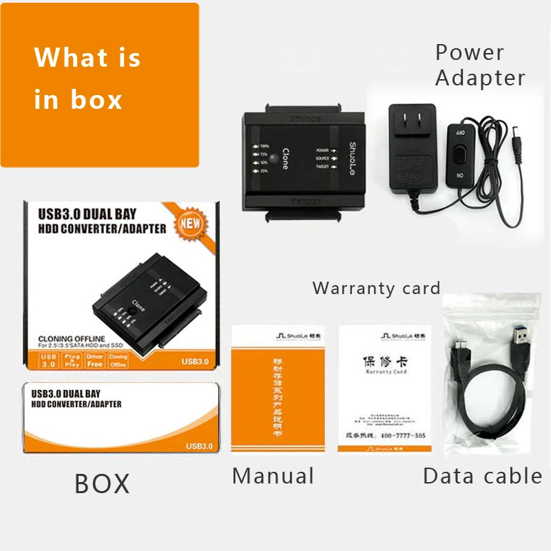 2 in 1 USB3.0 to SATA IDE Easy Drive Line IDE HDD SSD Adapter Cable 2.5 3.5 Inch Hard Drive Adapter 
2 in 1 USB3.0 to SATA IDE Easy Drive Line IDE HDD SSD Adapter Cable 2.5 3.5 Inch Hard Drive Adapter