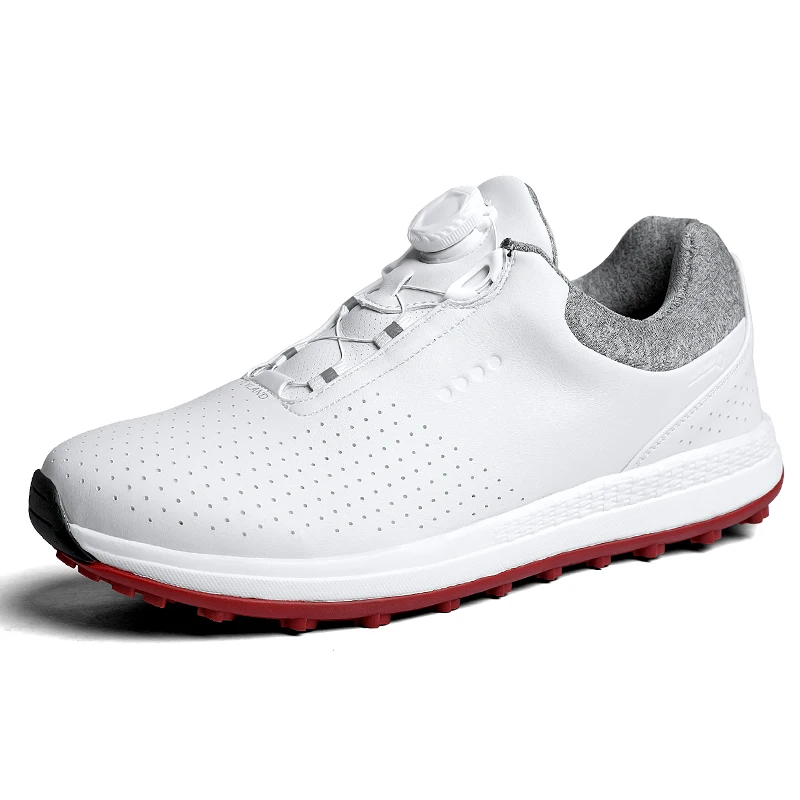 Professional Men Golf Shoes Waterproof Big Size Mens Training Sport Shoes for Golfing Black White Classic Mens Golf Trainers
Professional Men Golf Shoes Waterproof Big Size Mens Training Sport Shoes for Golfing Black White Classic Mens Golf Trainers