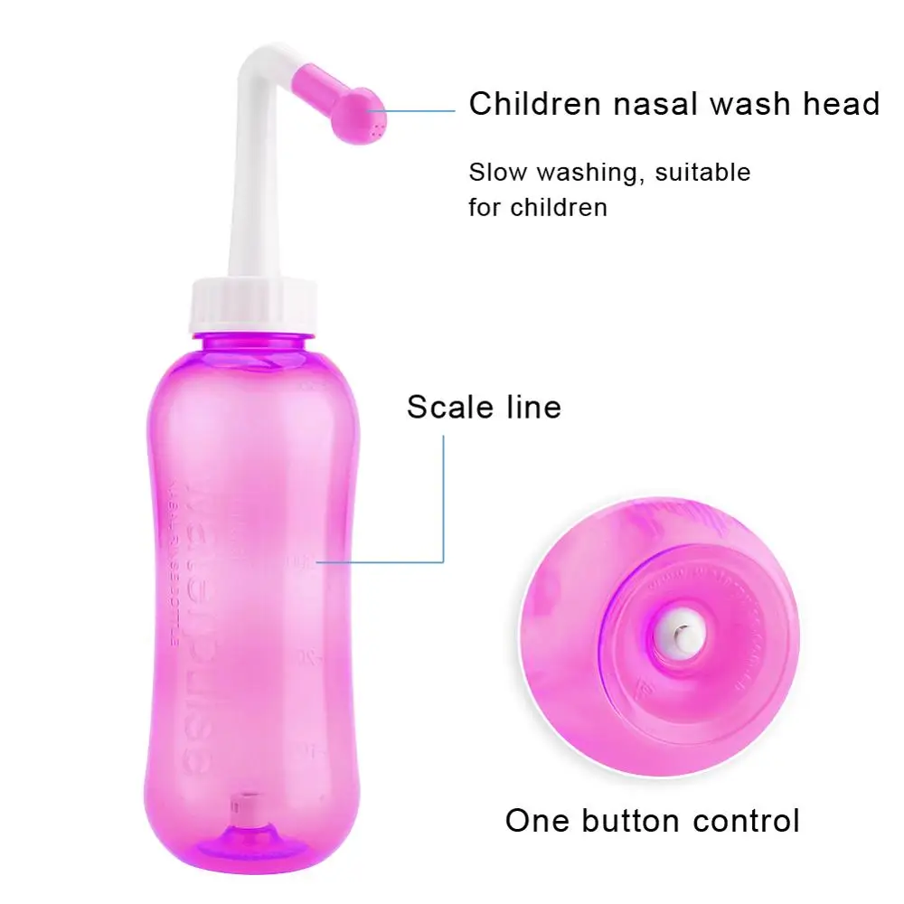 500 ML Nasal Rinse Bottle Clean Foreign Body In Nasal Alleviate Inflammation Child Adult Transparent Plastic Neti Pot Care Tools
500 ML Nasal Rinse Bottle Clean Foreign Body In Nasal Alleviate Inflammation Child Adult Transparent Plastic Neti Pot Care Tools
