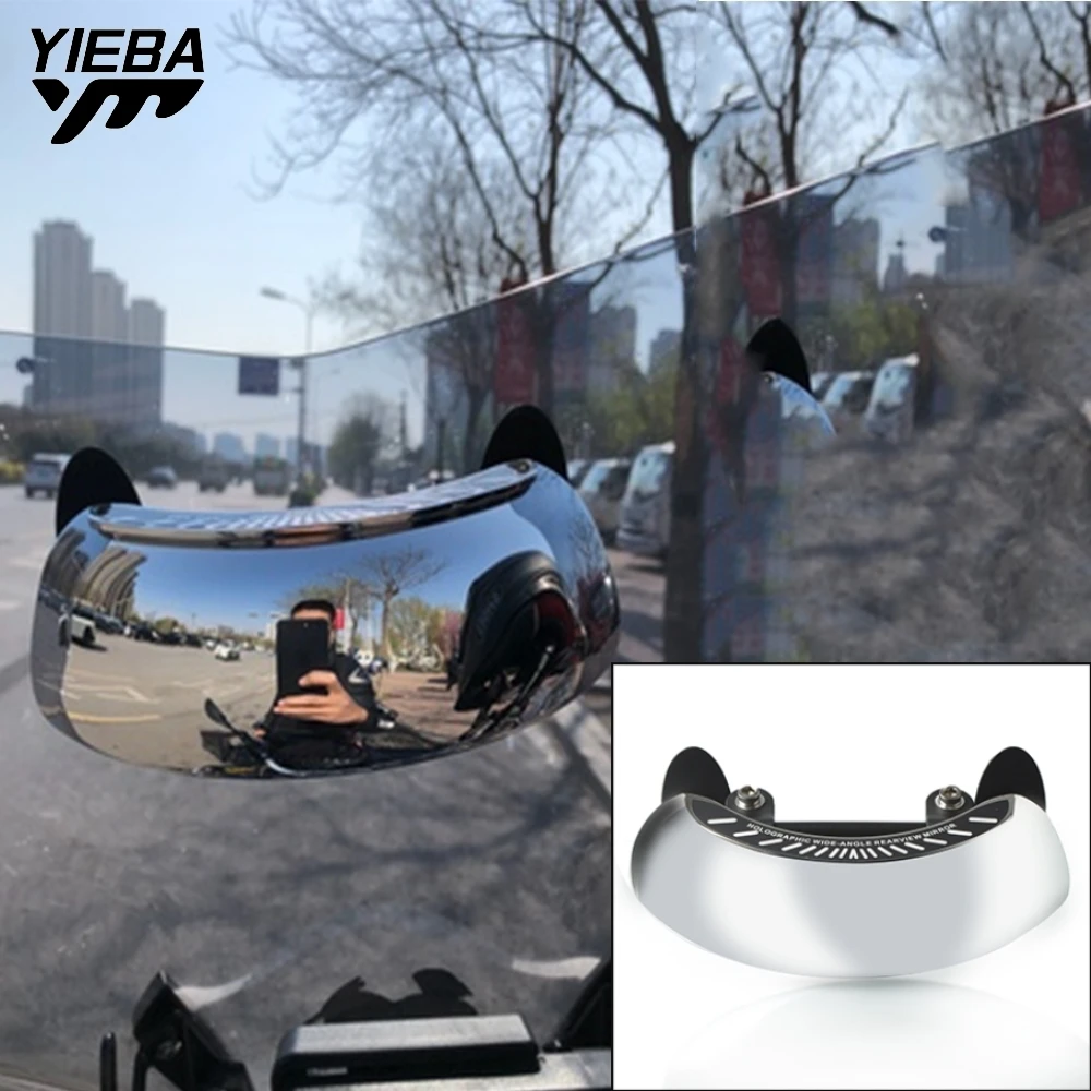 Motorcycle Windscreen 180 Degree Wide Angle Rearview Mirror For SUZUKI Burgman 125 150 200 250 400 650 C50T C109RT V-Strom 1000
Motorcycle Windscreen 180 Degree Wide Angle Rearview Mirror For SUZUKI Burgman 125 150 200 250 400 650 C50T C109RT V-Strom 1000