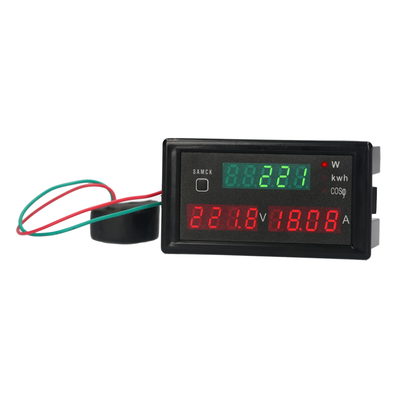 AC 80-300V Digital Voltmeter Ammeter AC Digital Multimeter Current Voltage Active Power Electric Energy Power Factor Meter
AC 80-300V Digital Voltmeter Ammeter AC Digital Multimeter Current Voltage Active Power Electric Energy Power Factor Meter