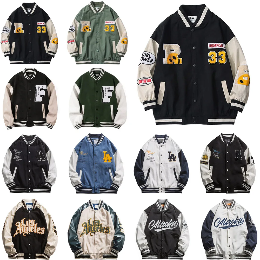2021 Bomber Jacket Spring&Winter New Korean Version of Loose Embroidery Letter Pattern Sweater Student Ins Baseball Uniform Tide
2021 Bomber Jacket Spring&Winter New Korean Version of Loose Embroidery Letter Pattern Sweater Student Ins Baseball Uniform Tide