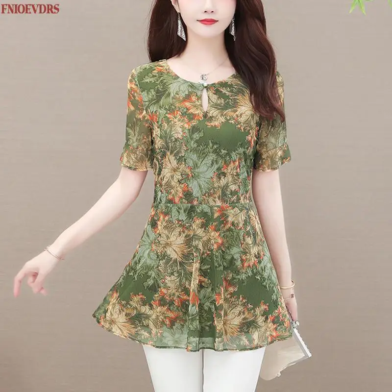 floral Women vintage Peplum Blouses 2020 Fashion Summer Short Sleeve Long Shirt Female Casual tops camisas Plus Size Tunic
floral Women vintage Peplum Blouses 2020 Fashion Summer Short Sleeve Long Shirt Female Casual tops camisas Plus Size Tunic
