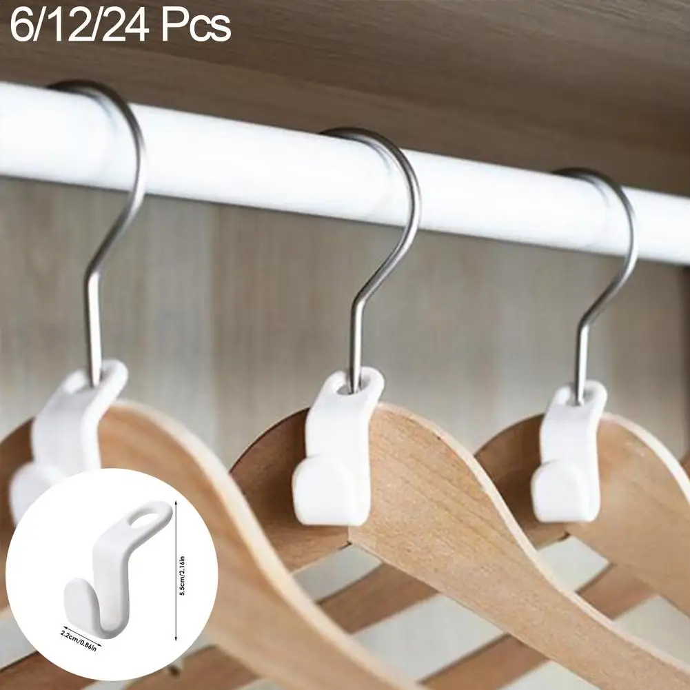 24/12/6Pcs Connect Hooks For Hanger Wardrobe Closet Connect Hooks Rails Storage Organzier Hook Clothes Hanger Linking Hooks
24/12/6Pcs Connect Hooks For Hanger Wardrobe Closet Connect Hooks Rails Storage Organzier Hook Clothes Hanger Linking Hooks
