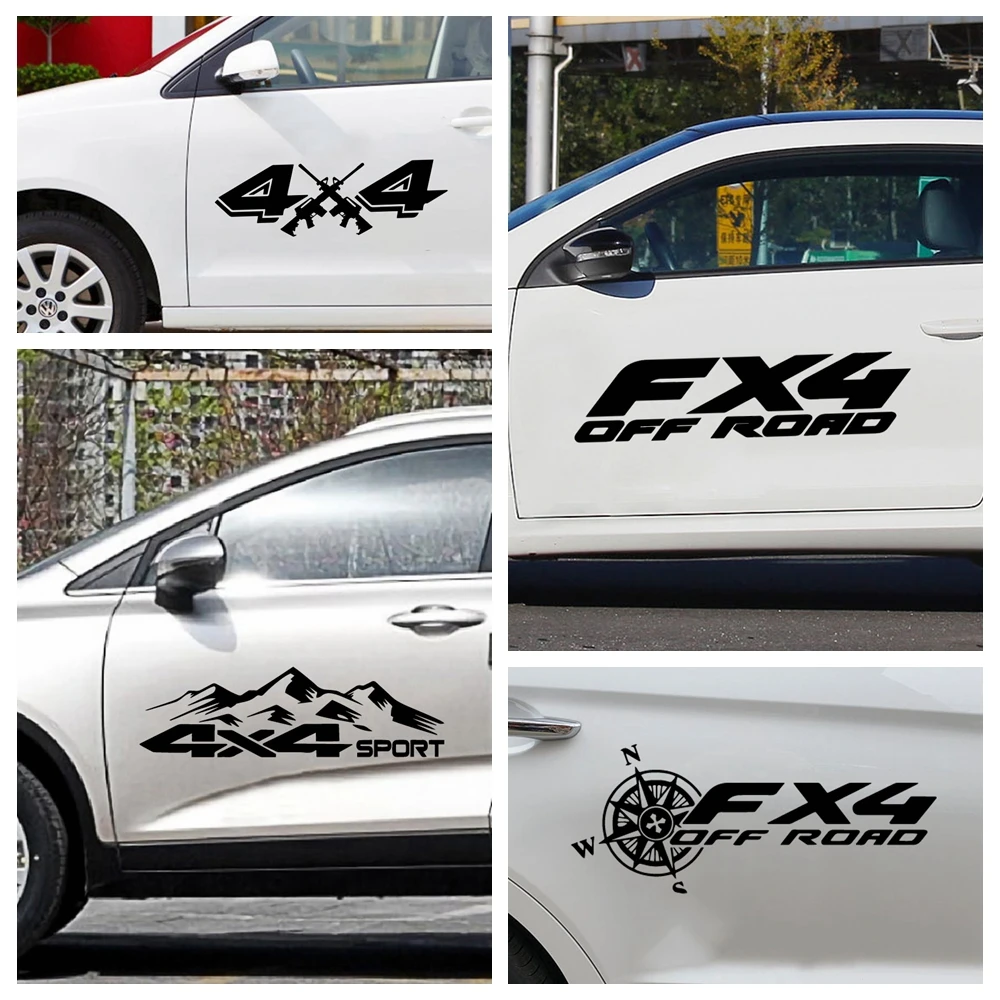 Creative 2pcs 4X4 No Road OFF Road Car Decal Decals Rear Window Vinyl Car Styling Funny Sticker And On Car Stickers
Creative 2pcs 4X4 No Road OFF Road Car Decal Decals Rear Window Vinyl Car Styling Funny Sticker And On Car Stickers