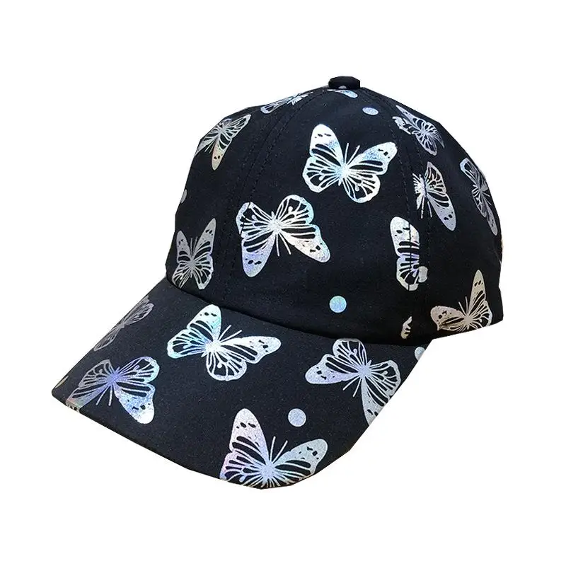 New Glitter Butterfly Print Face Cap Hats For Men Women Color Peaked Caps Baseball Caps Summer Outdoor Sports Shade Visor Hats
New Glitter Butterfly Print Face Cap Hats For Men Women Color Peaked Caps Baseball Caps Summer Outdoor Sports Shade Visor Hats