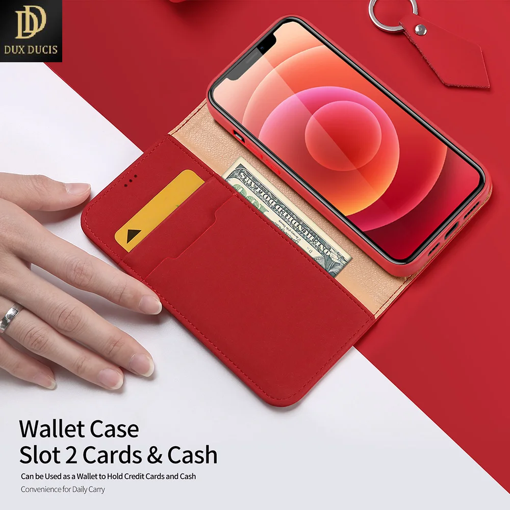 For iPhone 12 Mini (5.4") DUX DUCIS Wish Series Luxury Case Flip Cover with card Slot Sturdy Stand Support Wireless Charging
For iPhone 12 Mini (5.4") DUX DUCIS Wish Series Luxury Case Flip Cover with card Slot Sturdy Stand Support Wireless Charging