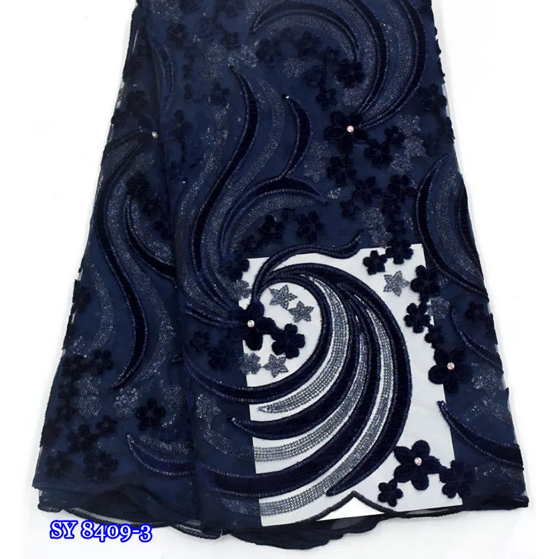 African french net lace fabrics high quality Nigerian mesh tulle velvet lace embroidered sequins dress fabric for wedding party
African french net lace fabrics high quality Nigerian mesh tulle velvet lace embroidered sequins dress fabric for wedding party
