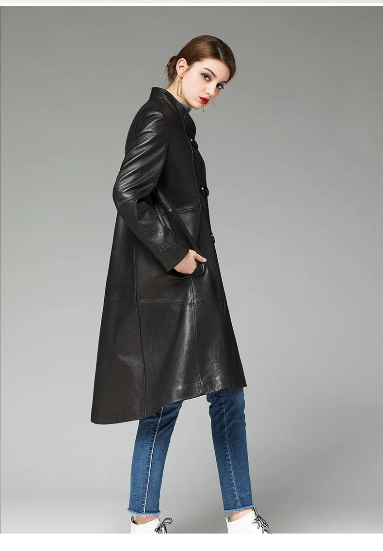 100% Sheepskin Coat Female Genuine Leather 2020 Spring Autumn Jacket Women Long Trench Coats Chaqueta Mujer MY
100% Sheepskin Coat Female Genuine Leather 2020 Spring Autumn Jacket Women Long Trench Coats Chaqueta Mujer MY