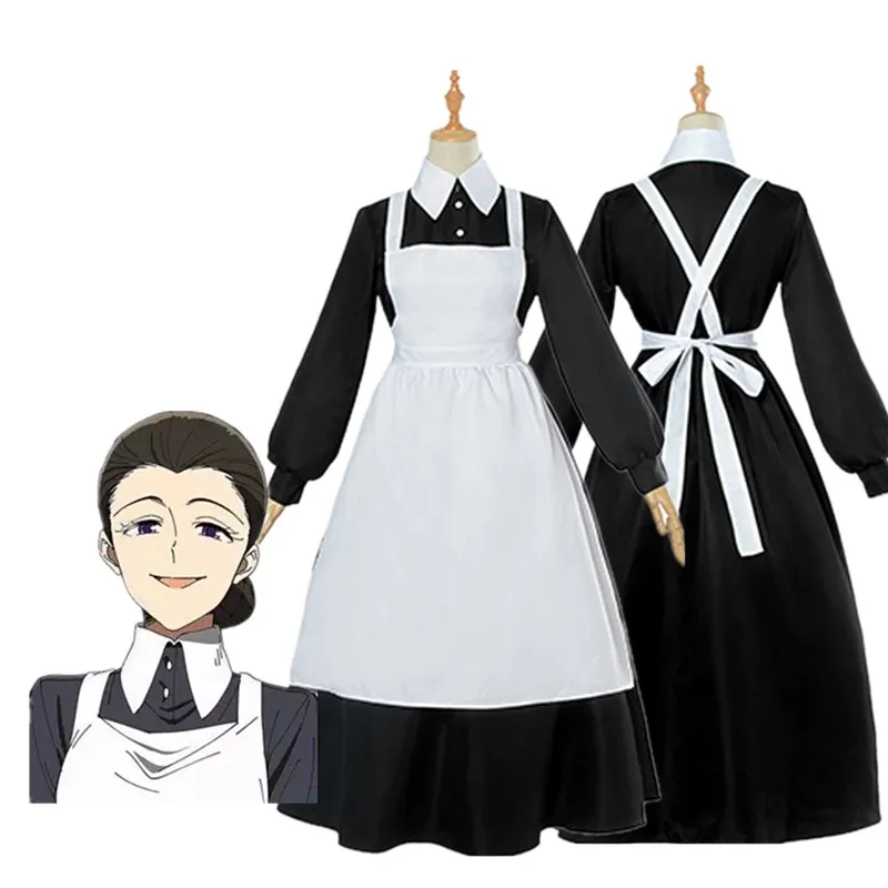 Аниме Yakusoku no Neverland The Said Neverland Isabella Mama платье горничной косплей костюмы наряды Хэллоуин карнавал костюм
Аниме Yakusoku no Neverland The Said Neverland Isabella Mama платье горничной косплей костюмы наряды Хэллоуин карнавал костюм