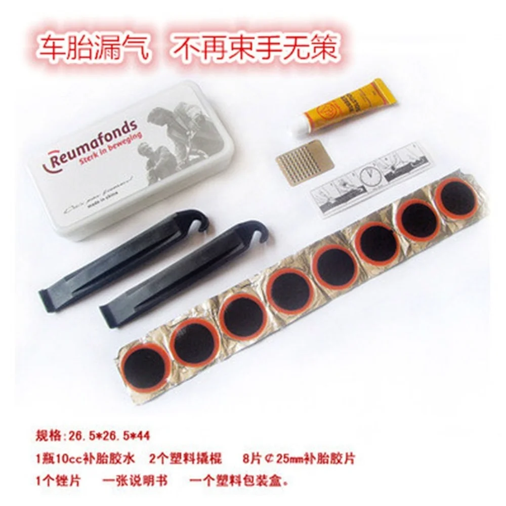 Brand New Bike Bicycle Flat Tire Repair Kit Tool Set Kit Patch Rubber Portable Fetal Best Quality Cycling Free Shipping
Brand New Bike Bicycle Flat Tire Repair Kit Tool Set Kit Patch Rubber Portable Fetal Best Quality Cycling Free Shipping