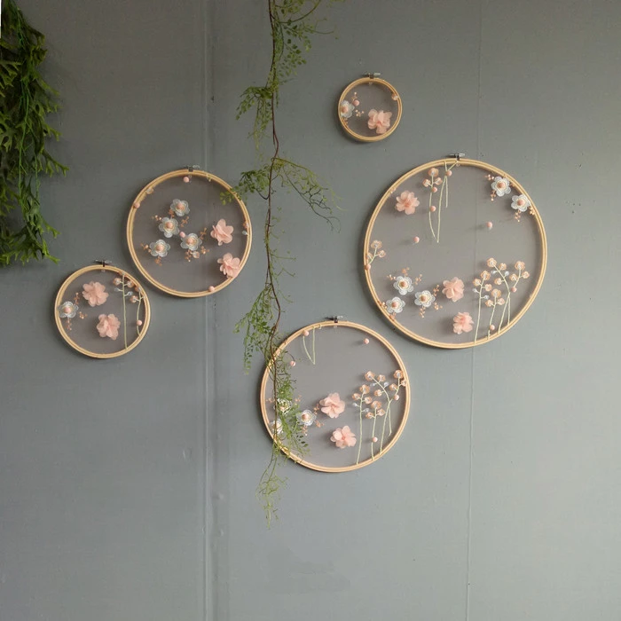 Wall Wedding Decor Creative handmade jewellry storage wall hanging decoration props lace flower
Wall Wedding Decor Creative handmade jewellry storage wall hanging decoration props lace flower