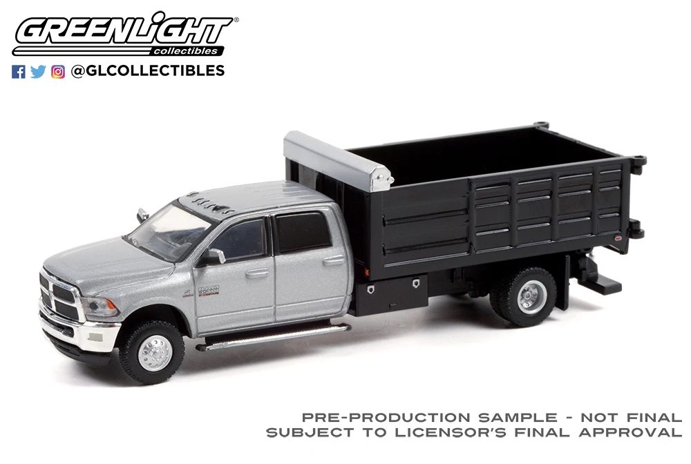 1/64 GREENLIGHT 2018 Dodge Ram 3500 Dual rear-wheel dump truck Collection die-cast alloy dolly model
1/64 GREENLIGHT 2018 Dodge Ram 3500 Dual rear-wheel dump truck Collection die-cast alloy dolly model