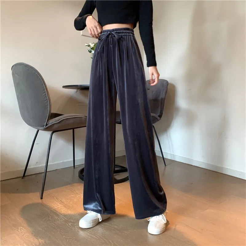 JHBeute Golden Velvet Pants Ladies Room Wear Bottoms Korea Winter Wide Leg High Waist Pajama Loose Straight Leg Casual Cozy Pant
JHBeute Golden Velvet Pants Ladies Room Wear Bottoms Korea Winter Wide Leg High Waist Pajama Loose Straight Leg Casual Cozy Pant
