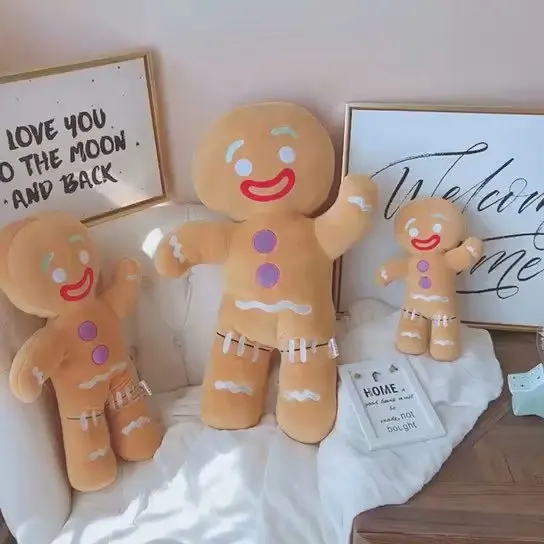 30/50/60cm Funny Cute Gingerbread Man Christmas Pillow Super Soft Shrek Plush Toy Doll Birthday Gift Sofa Pillow Home Decoration
30/50/60cm Funny Cute Gingerbread Man Christmas Pillow Super Soft Shrek Plush Toy Doll Birthday Gift Sofa Pillow Home Decoration