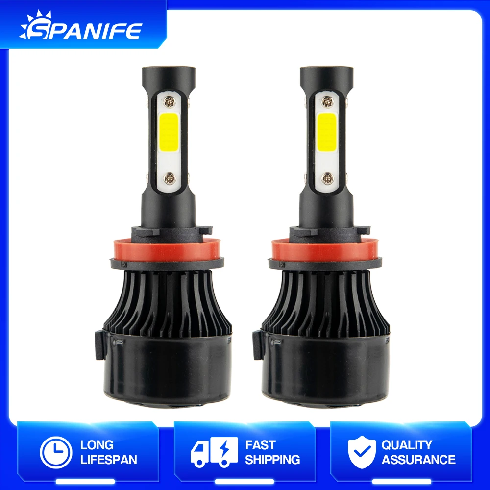 Spanife 10000LM Car Light 4 Side Super Bright 12V LED H7 H11 H4 H13 36W 9005 9006 9007 9004 for Auto High/Beam Bulb Light
Spanife 10000LM Car Light 4 Side Super Bright 12V LED H7 H11 H4 H13 36W 9005 9006 9007 9004 for Auto High/Beam Bulb Light