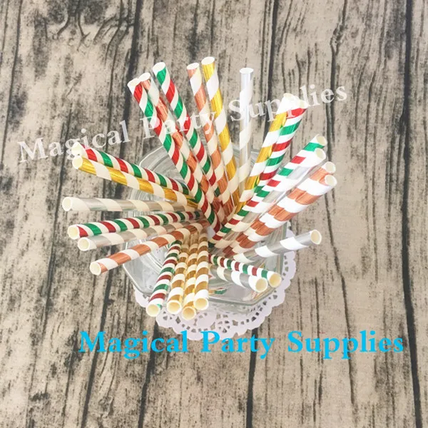 Free Shipping 1000pcs Paper Straws Red and Green Foil Striped Paper Straws Christmas Party Paper Straws New Year Drinking Straws
Free Shipping 1000pcs Paper Straws Red and Green Foil Striped Paper Straws Christmas Party Paper Straws New Year Drinking Straws