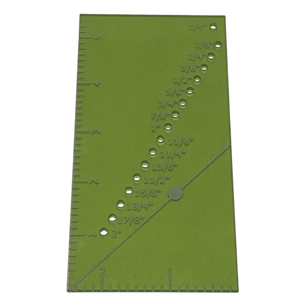 Acrylic Sewing Ruler Handmade DIY Sew Allowance Ruler Perforated Seam Measuring Tool Quilting Seam Guide For Sewing Machine
Acrylic Sewing Ruler Handmade DIY Sew Allowance Ruler Perforated Seam Measuring Tool Quilting Seam Guide For Sewing Machine