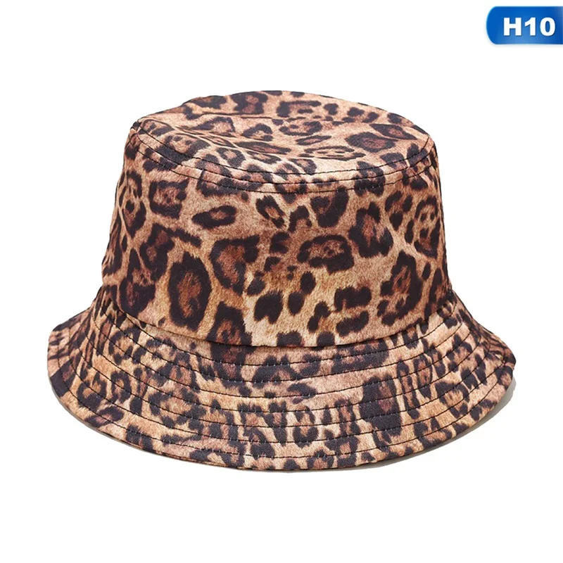 Leopard Reversible Female Bucket Hat Hip Hop Printed Women Summer Hat Cap Outdoor Fishing Lady Panama Casual Female Cap Sunhat 
Leopard Reversible Female Bucket Hat Hip Hop Printed Women Summer Hat Cap Outdoor Fishing Lady Panama Casual Female Cap Sunhat