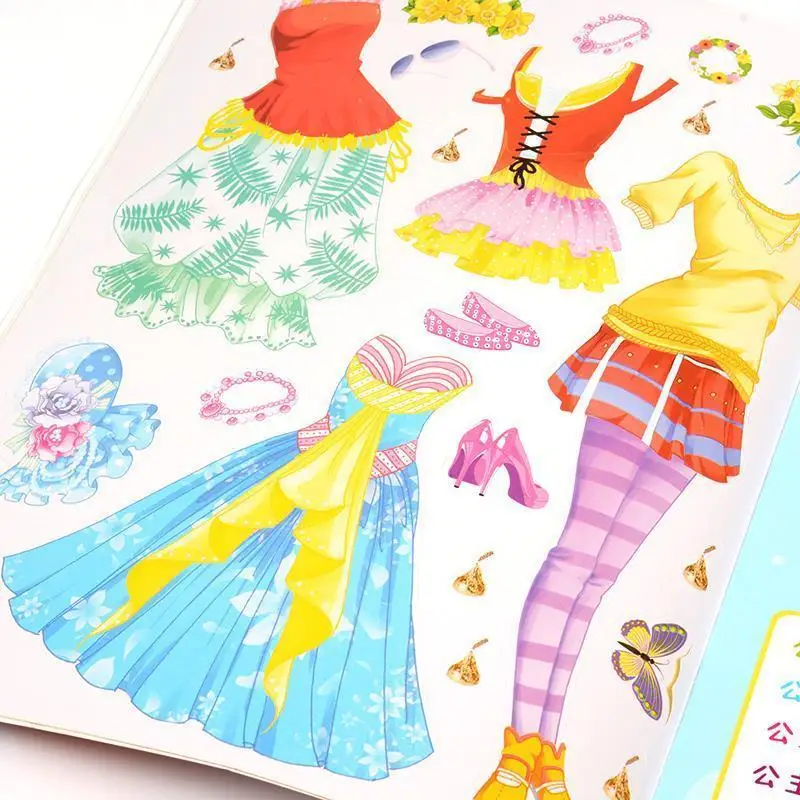 12 Books Princess Dress Up Sticker Book Cartoon Children Puzzle 3 Years Old Toy Girl Enlightenment Early Education Livres Baby
12 Books Princess Dress Up Sticker Book Cartoon Children Puzzle 3 Years Old Toy Girl Enlightenment Early Education Livres Baby