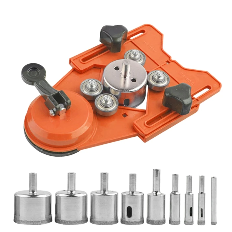 11 Pcs/16 Pcs Marble Glass Drill Bits Kit Drill Guide Locator Hole Saw Cutter Tool Auxiliary Handle Positioning Dowel Parts
11 Pcs/16 Pcs Marble Glass Drill Bits Kit Drill Guide Locator Hole Saw Cutter Tool Auxiliary Handle Positioning Dowel Parts