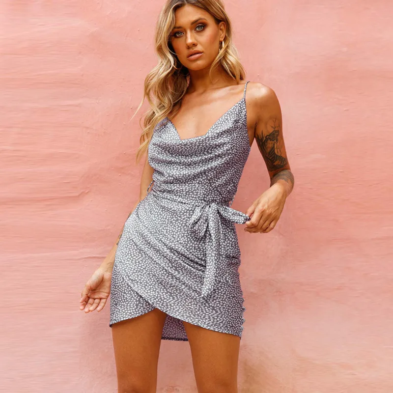 Woman Fashion Sling Sexy Printing Mini Dress Female Irregular Belt Sundress Party Beach Dresses New Summer Vestido S-2XL
Woman Fashion Sling Sexy Printing Mini Dress Female Irregular Belt Sundress Party Beach Dresses New Summer Vestido S-2XL