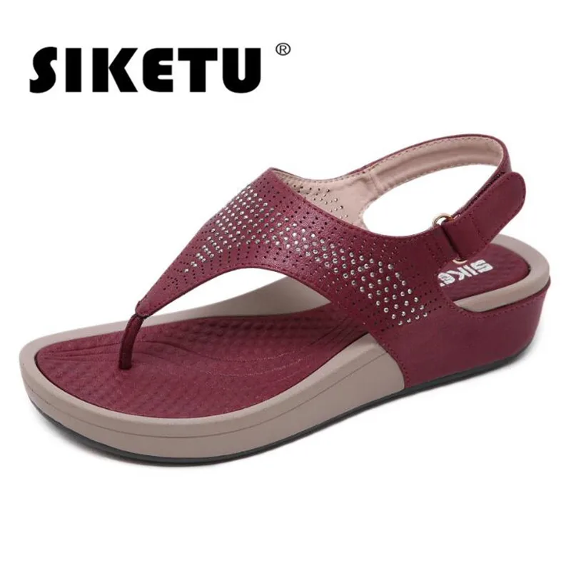 summer woman sandals PU Buckle Strap Wedges Comfy Soft Ladies Sandals women shoes sandalias mujer 2020 size 36-44 black red 
summer woman sandals PU Buckle Strap Wedges Comfy Soft Ladies Sandals women shoes sandalias mujer 2020 size 36-44 black red